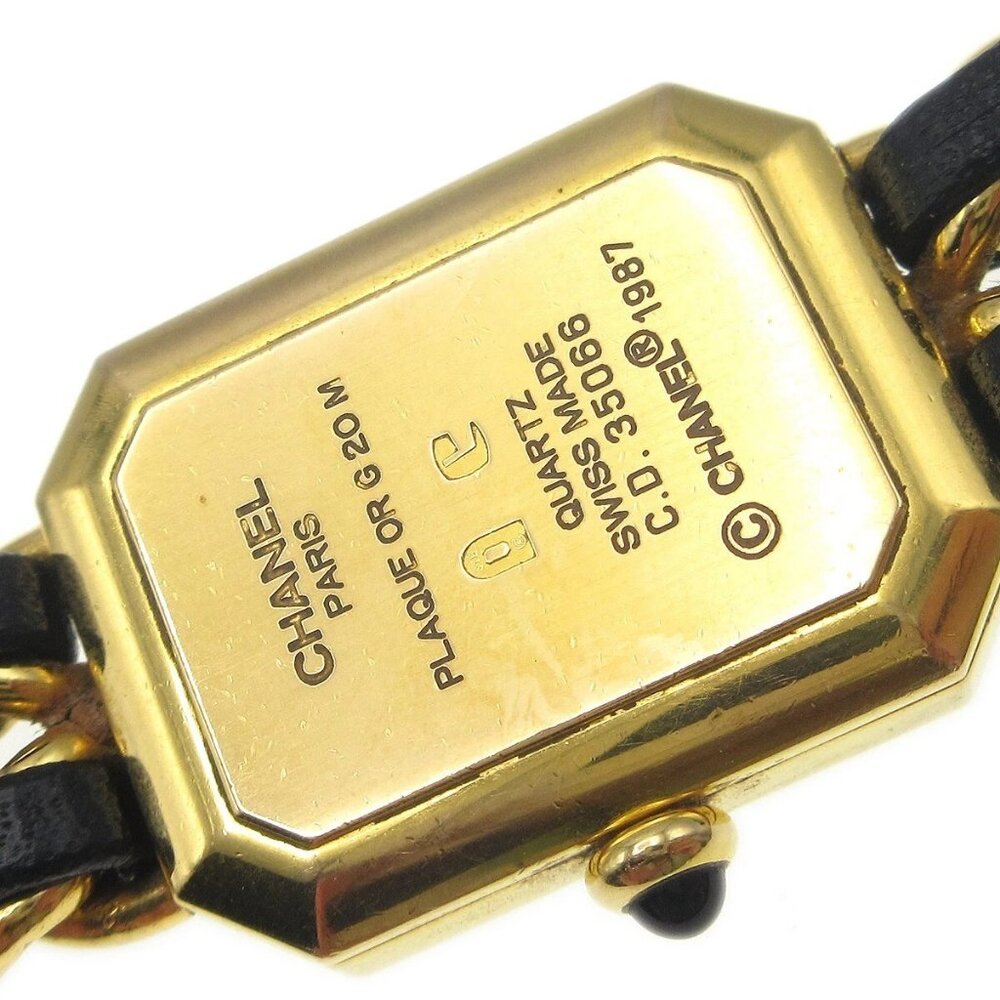Chanel Premiere C.D.35066 #M Ladies Quartz Watch PLAQUE OR G 20M 97380 - Picture 9 of 10